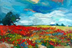15209772-pintura-al-oleo-original-de-los-campos-de-flores-en-canvas-country-landscape-modern-impresionismo