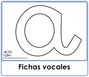 Fichas De Las Vocales Para Rellenar Colorear La Libreta Piruleta