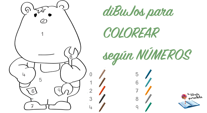 colorear según números