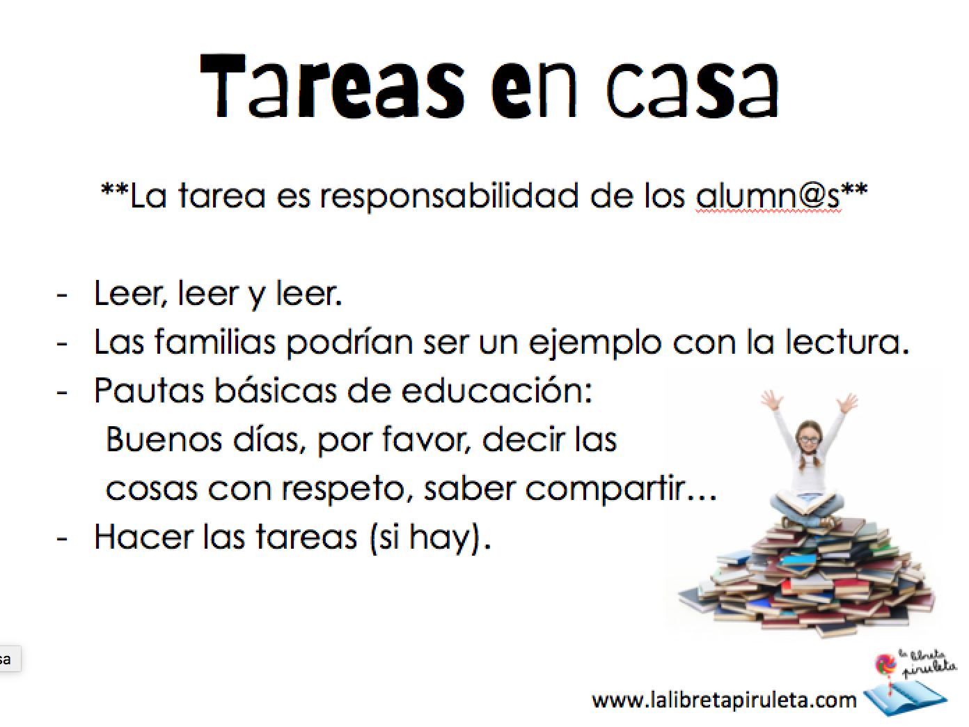 Reunión con las familias